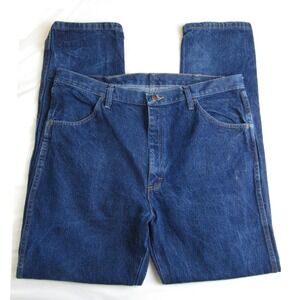 Rustler Jeans Straight Dark Wash Men's Size 38x34